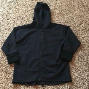 Zella black zipper cooling feeling sweatshirt